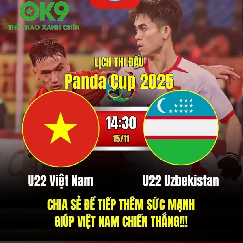 U22 Uzbekistan sẽ là đối thủ tiếp theo của U22 Việt Nam.